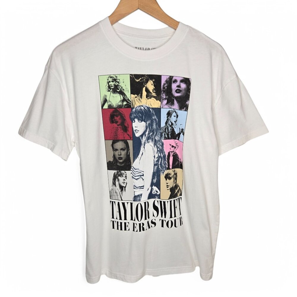 Taylor Swift The Eras Tour Concert Tee Shirt Women's 2023 Swifty Pop Star Fan S